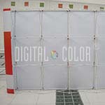 Wall Pop Up 3x4 Straight Skyline Backing Publicitario