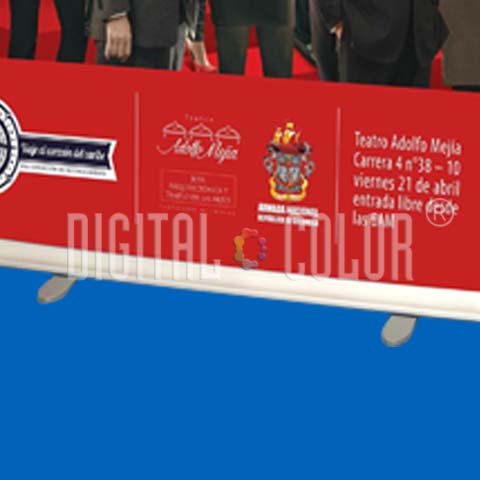 Easy Pull Roll Up Retráctil 1.50 x 2 mts 2