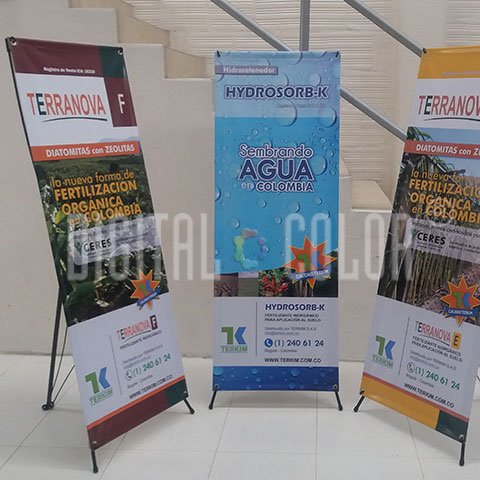 Outside X Banner 0.6 x 1.6 mts