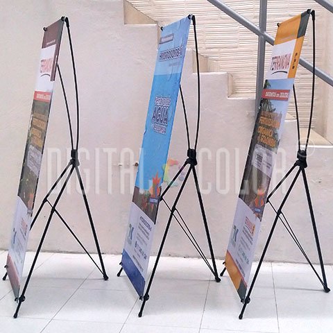 Outside X Banner 0.6 x 1.6 mts