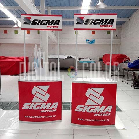 Plastic Promotion Desk - Mesa de promoción o degustación 6