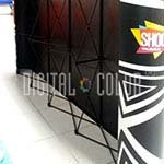 Wall Pop Up 3x4 Straight Skyline Backing Publicitario