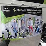 Wall Pop Up 3x4 Straight Skyline Backing Publicitario